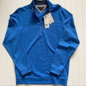 ADIDAS 1/3 Zip Long Sleeve Pullover! S